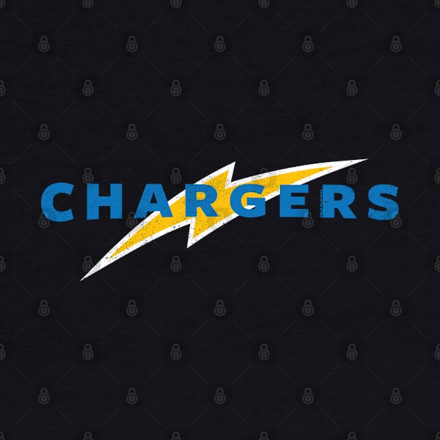 Los Angeles Chargers 4 by Buck Tee by Buck Tee